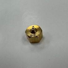 Load image into Gallery viewer, Nordson and Robatech Nozzle Pencil Short .012
