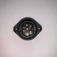 Load image into Gallery viewer, 7 Pin Female Wall Mount Solder type Connector
