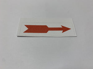 Decal Directional Arrow Red or White