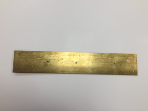 2" Book Plate Brass